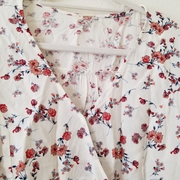 Japna Floral Front Wrap Top - Picture 2 of 5